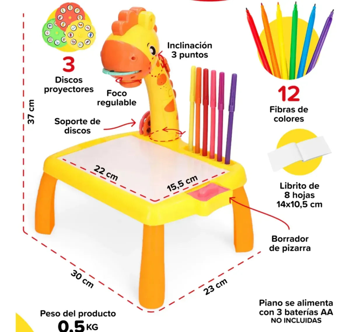 PROYECTOR EDUCATIVO INFANTIL PREMIUM